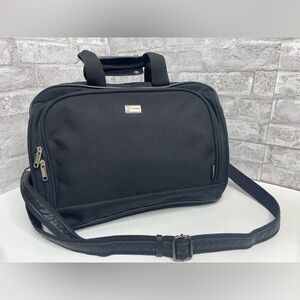 Travelpro WalkAbout 2 Carry On Bag Black Ballistic Nylon Rare HTF 16” Travel